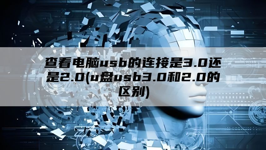 查看电脑usb的连接是3.0还是2.0(u盘usb3.0和2.0的区别)