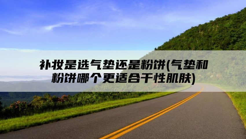 补妆是选气垫还是粉饼(气垫和粉饼哪个更适合干性肌肤)