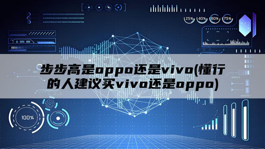 步步高是oppo还是vivo(懂行的人建议买vivo还是oppo)