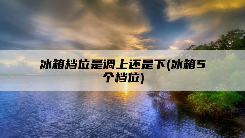 冰箱档位是调上还是下(冰箱5个档位)