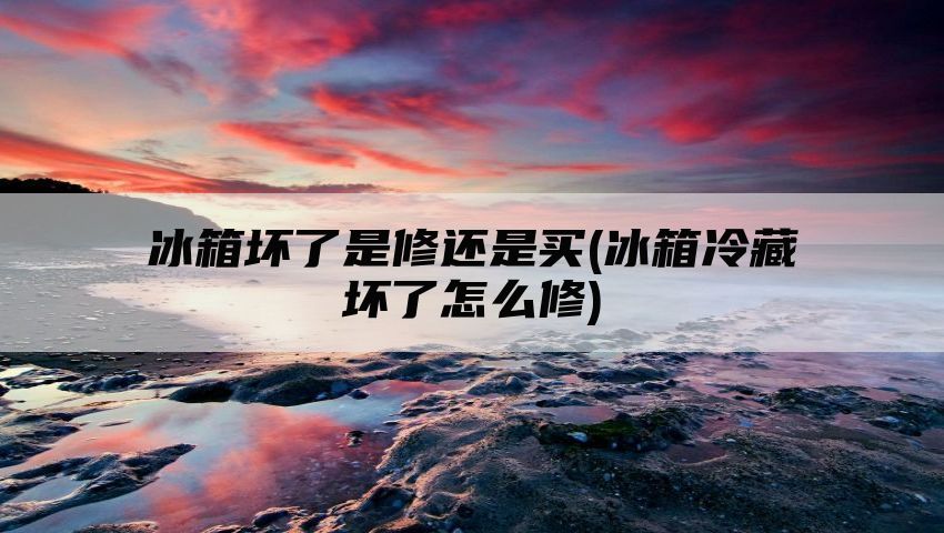 冰箱坏了是修还是买(冰箱冷藏坏了怎么修)