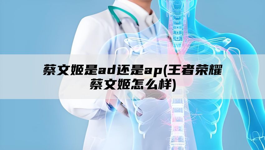 蔡文姬是ad还是ap(王者荣耀蔡文姬怎么样)