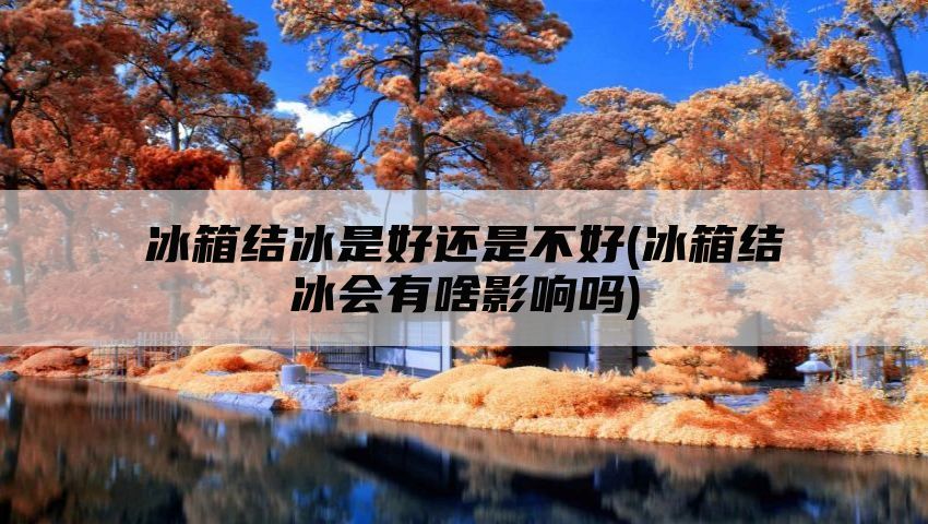 冰箱结冰是好还是不好(冰箱结冰会有啥影响吗)